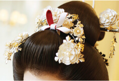 日本髪花嫁（かつら使用）